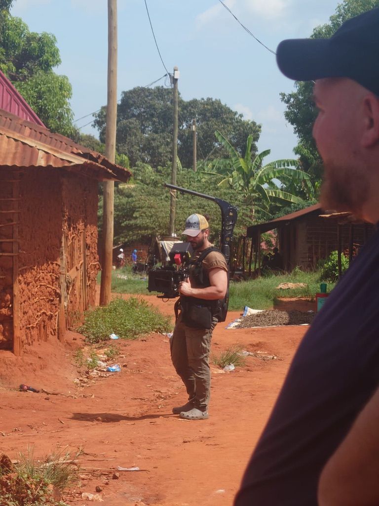 Behind the scenes: Steadicam on the red road through the village