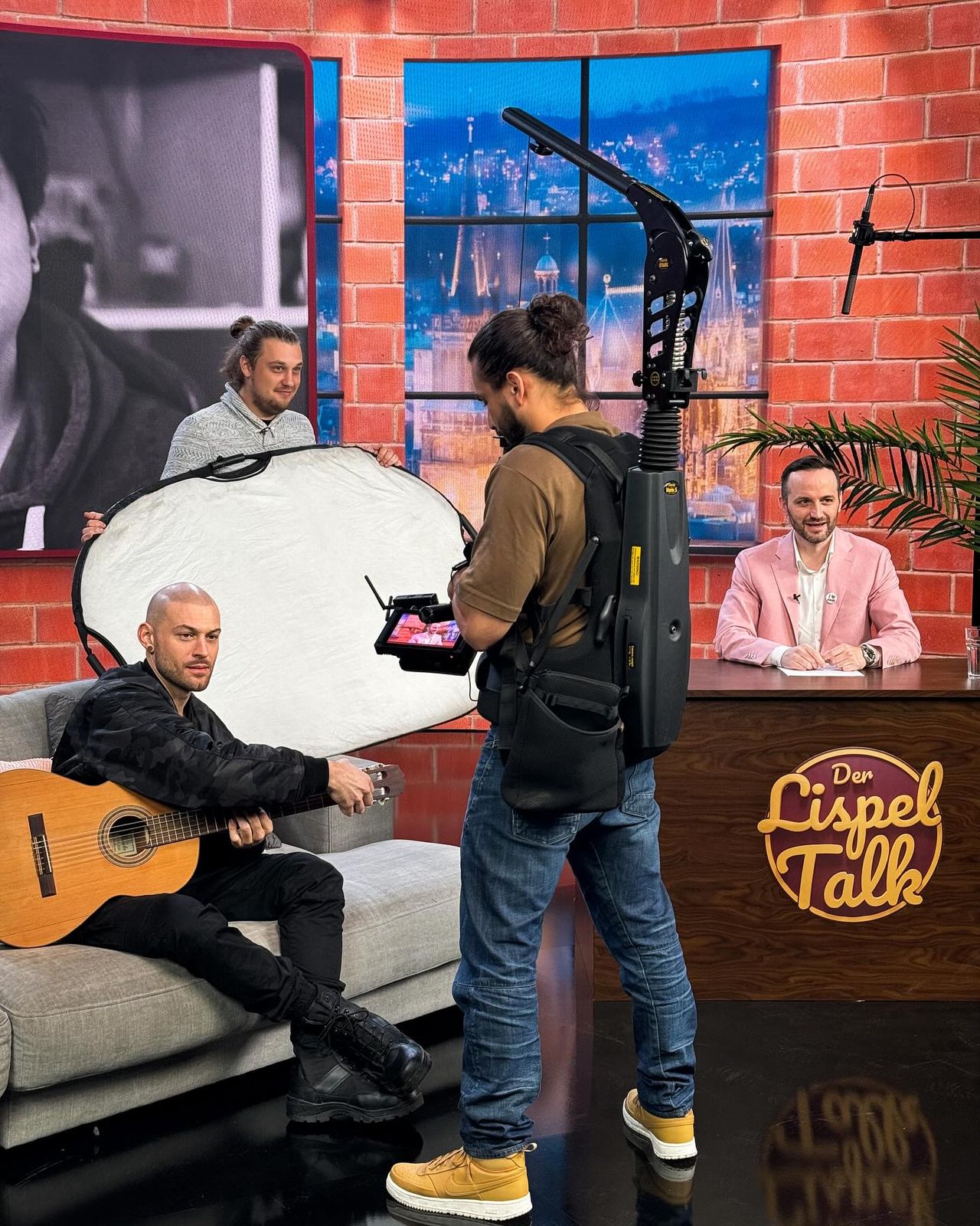 Behind the scenes: Steadicam on the talk show set